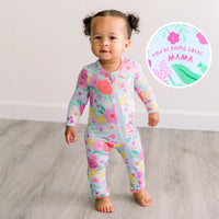 The Second-Skin Footless Romper | Flower Power | "You're Doing Great, Mama"