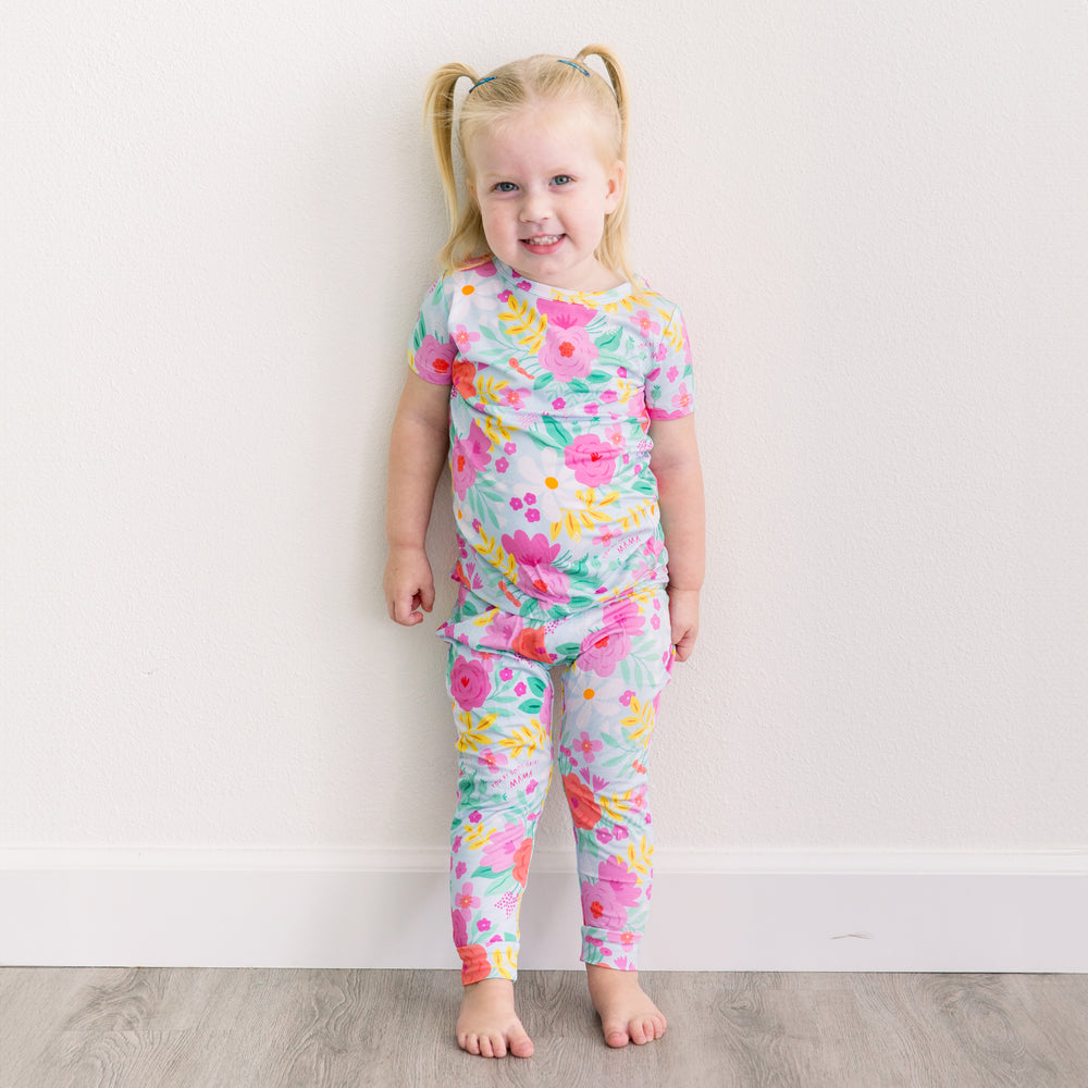 The Second-Skin 2-Piece Pajama | Flower Power | "You're Doing Great, Mama"