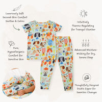 The Second-Skin 2-Piece Pajama | Mindful Doggos | "Mental Health Matters"