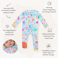 The Second-Skin Footless Romper | Om Baby | "Deep Breath"
