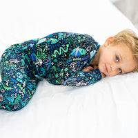 The Second-Skin 2-Piece Long Sleeve Pajama | Mystic Mama (Blue) | "You Made Magic"
