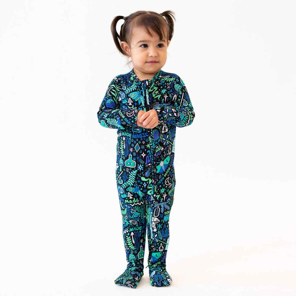 The Second-Skin Convertible Romper | Mystic Mama (Blue) | "You Made Magic"