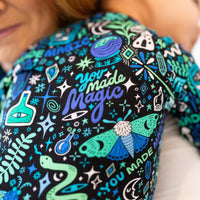 The Second-Skin Convertible Romper | Mystic Mama (Blue) | "You Made Magic"