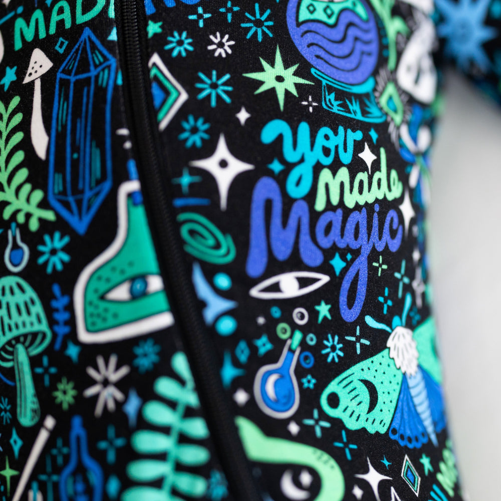 The Second-Skin Footie | Mystic Mama (Blue) | "You Made Magic"
