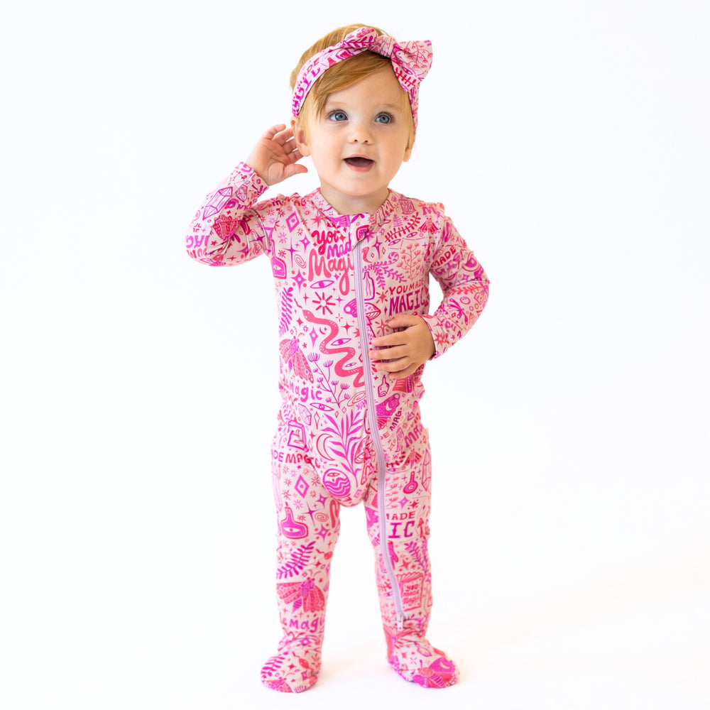 The Second-Skin Footie | Mystic Mama (Pink) | "You Made Magic"