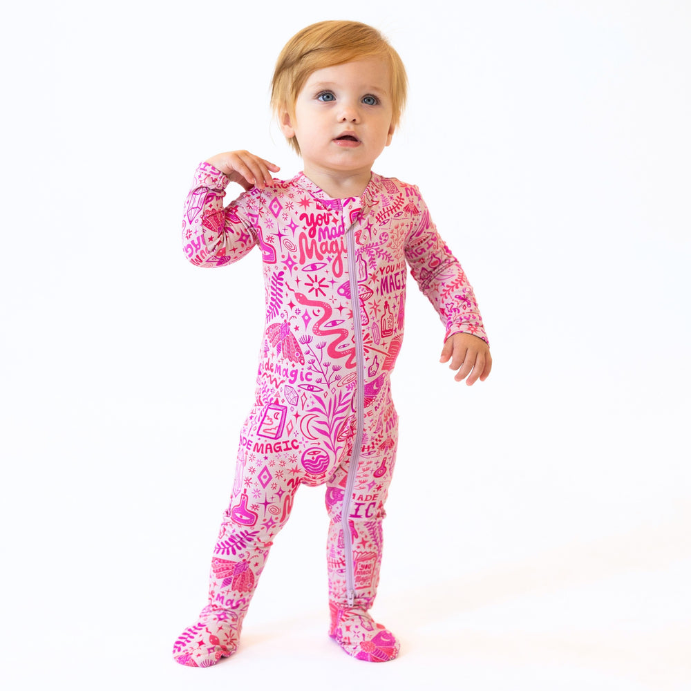 The Second-Skin Footie | Mystic Mama (Pink) | "You Made Magic"