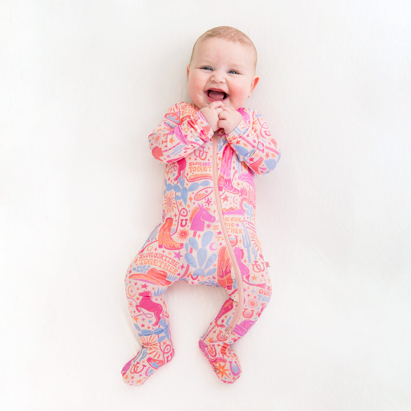 Bamboo Footie Sleeper - Baby Pink