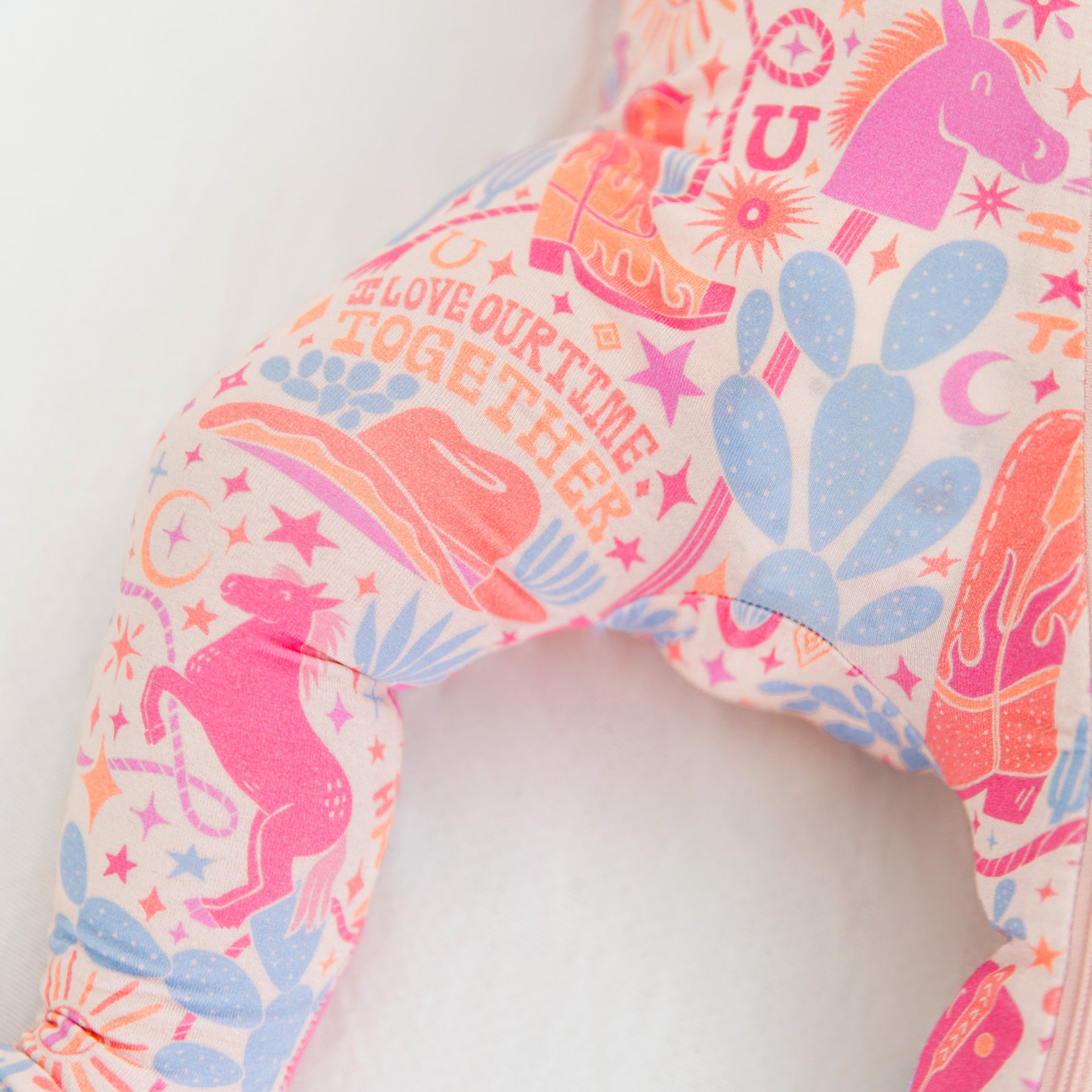 Bamboo Zip Up Footies (Cozy Bulldog Print) main image 0