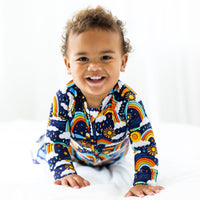 The Second-Skin Convertible Romper | Here Comes the Sunshine (Blue) | "Mama, I Wished for You"