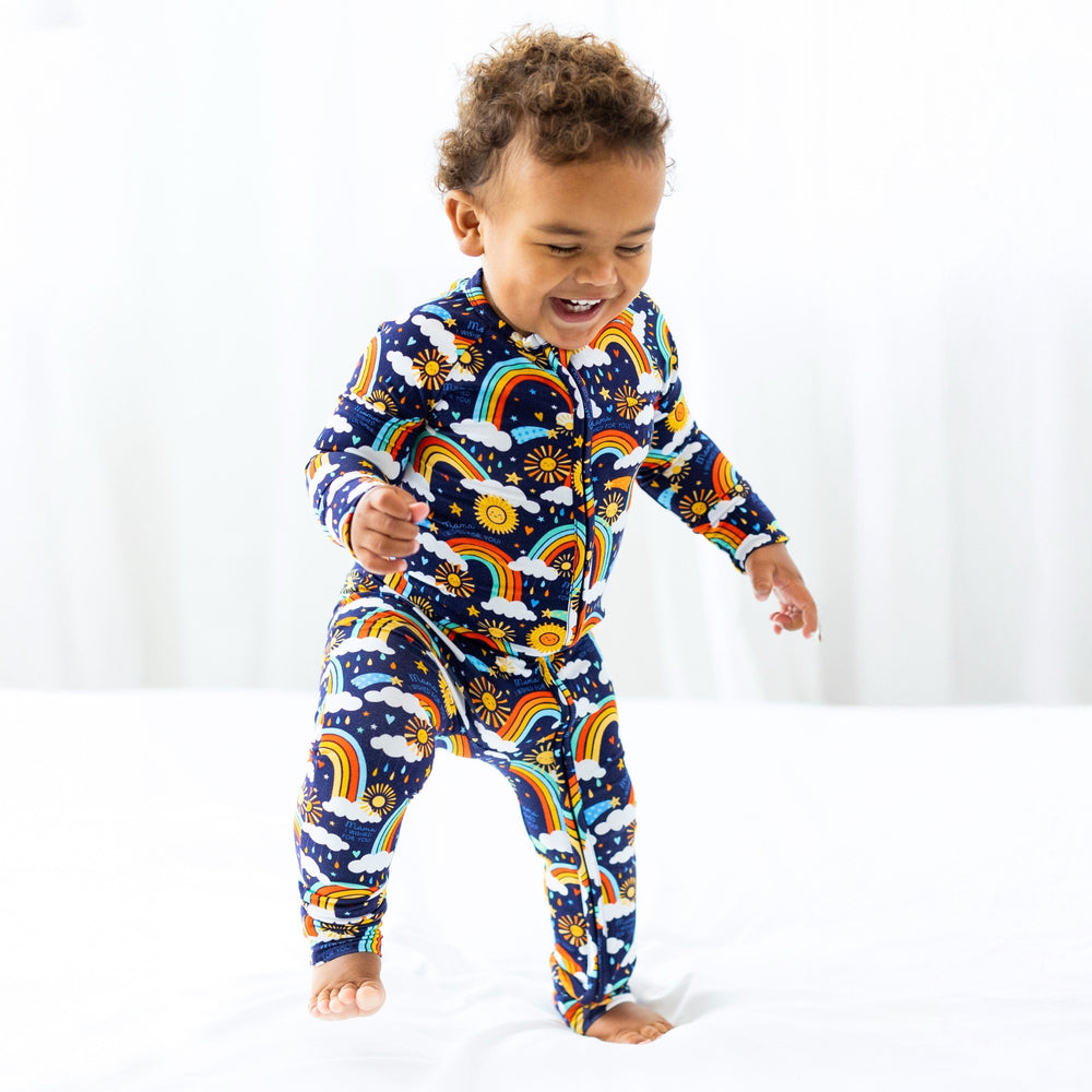 The Second-Skin Convertible Romper | Here Comes the Sunshine (Blue) | "Mama, I Wished for You"