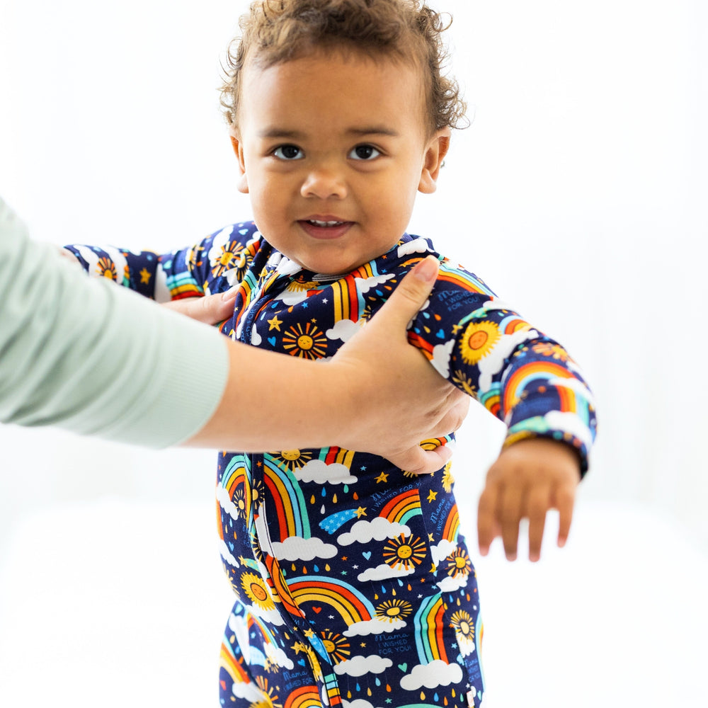 The Second-Skin Convertible Romper | Here Comes the Sunshine (Blue) | "Mama, I Wished for You"