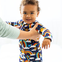 The Second-Skin Convertible Romper | Here Comes the Sunshine (Blue) | "Mama, I Wished for You"