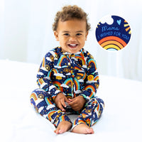 The Second-Skin Convertible Romper | Here Comes the Sunshine (Blue) | "Mama, I Wished for You"