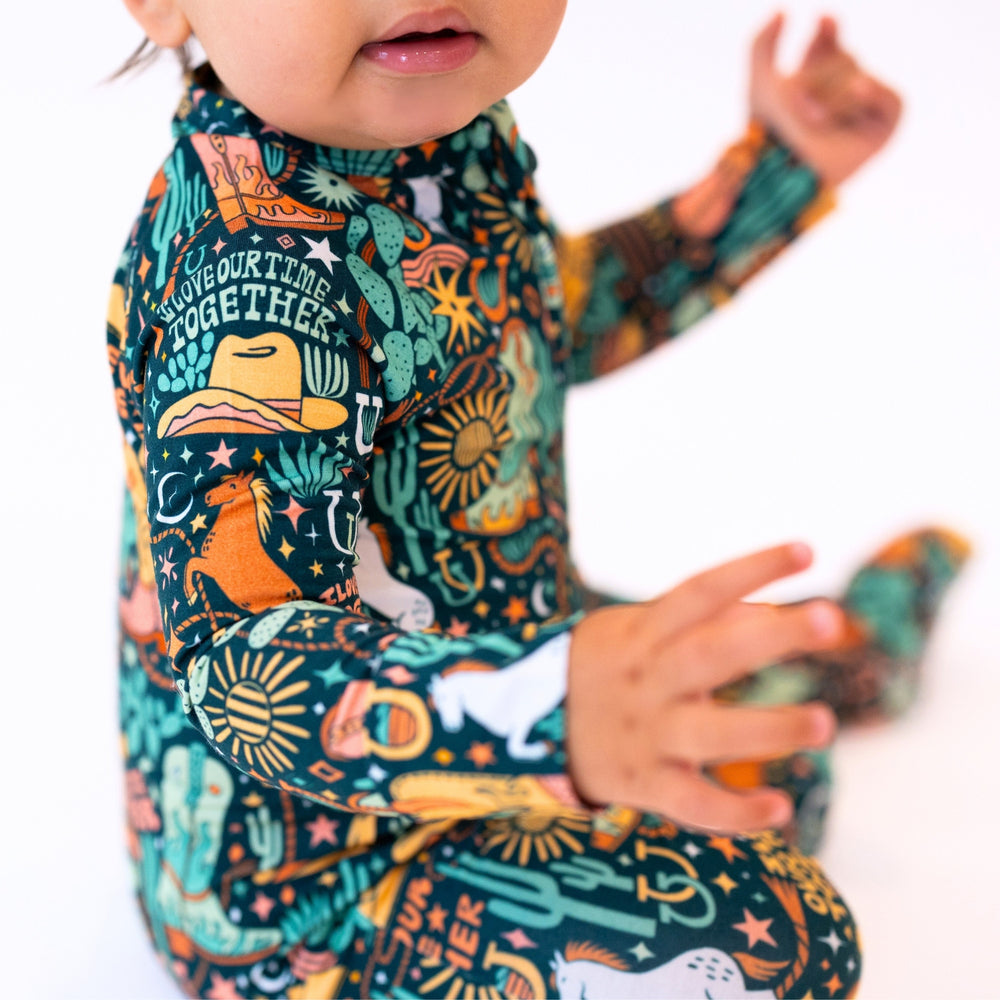 The Second-Skin Convertible Romper | Wild West | "I Love Our Time Together"