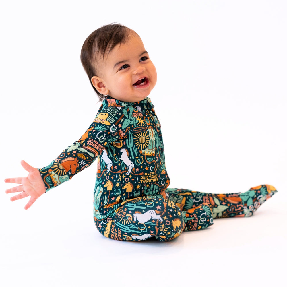 The Second-Skin Convertible Romper | Wild West | "I Love Our Time Together"