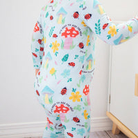 The Second-Skin Footless Romper | Magic Mushroom | "It's Okay to Ask for Help"