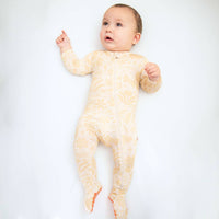 The Second-Skin Footie | Om Baby (Beige) | "Deep Breath"